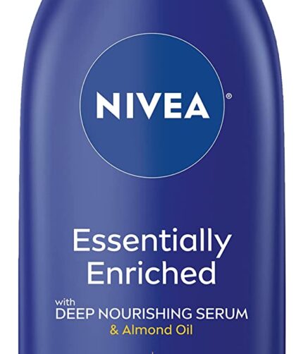 NIVEA Essentially Enriched Body Lotion,Dry to Very Dry Skin, 16.9 Fl Oz,  Package may vary